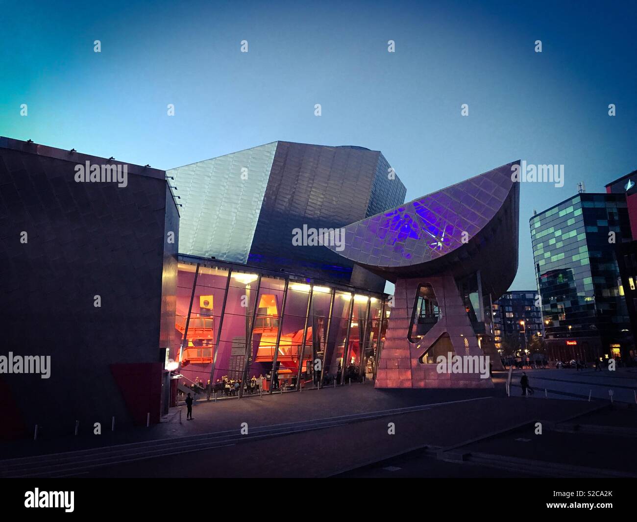 Lowry Theatre, Salford Quays, Manchester Stock Photo