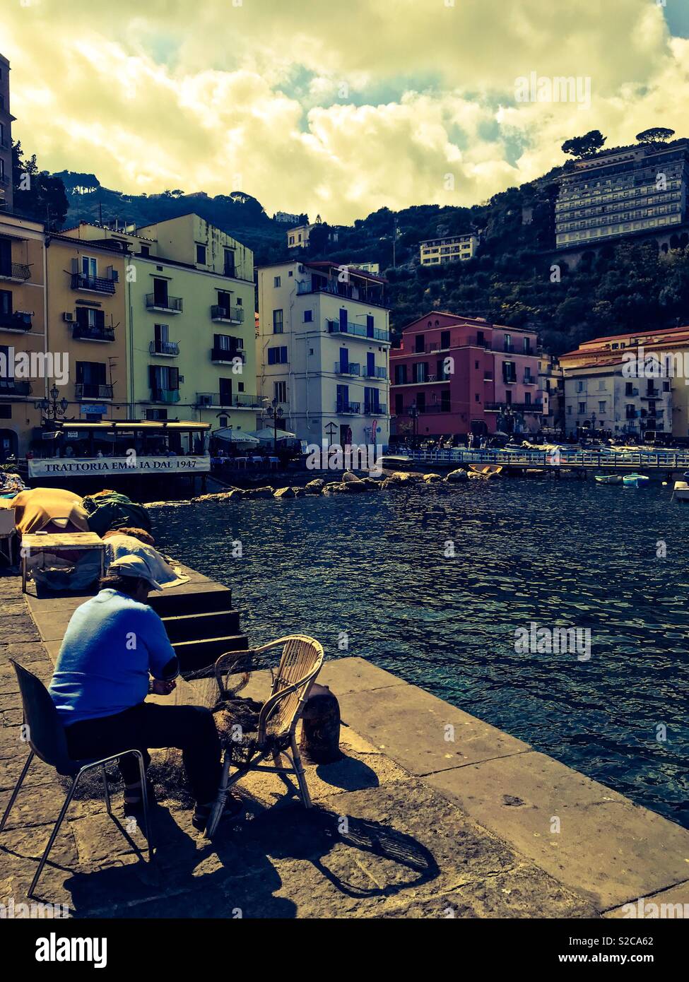 Marina Grande, Sorrento, Italy - Smartphone Captured Stock Image