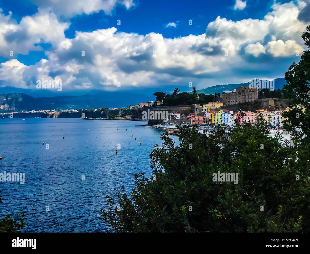 Sorrento, Italy, coastline - Smartphone Captured Stock Image