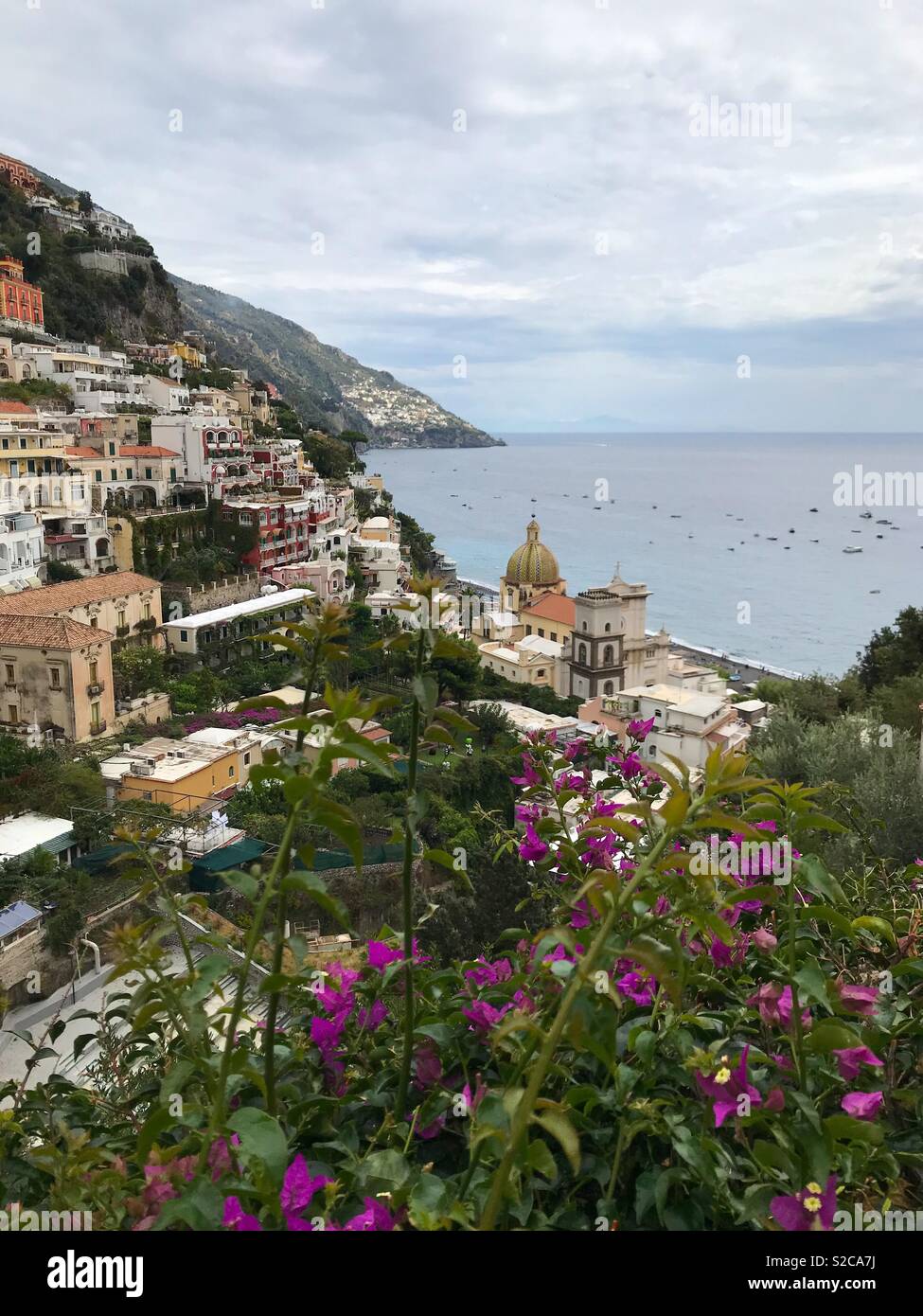 Positano, Italy - Smartphone Captured Stock Image