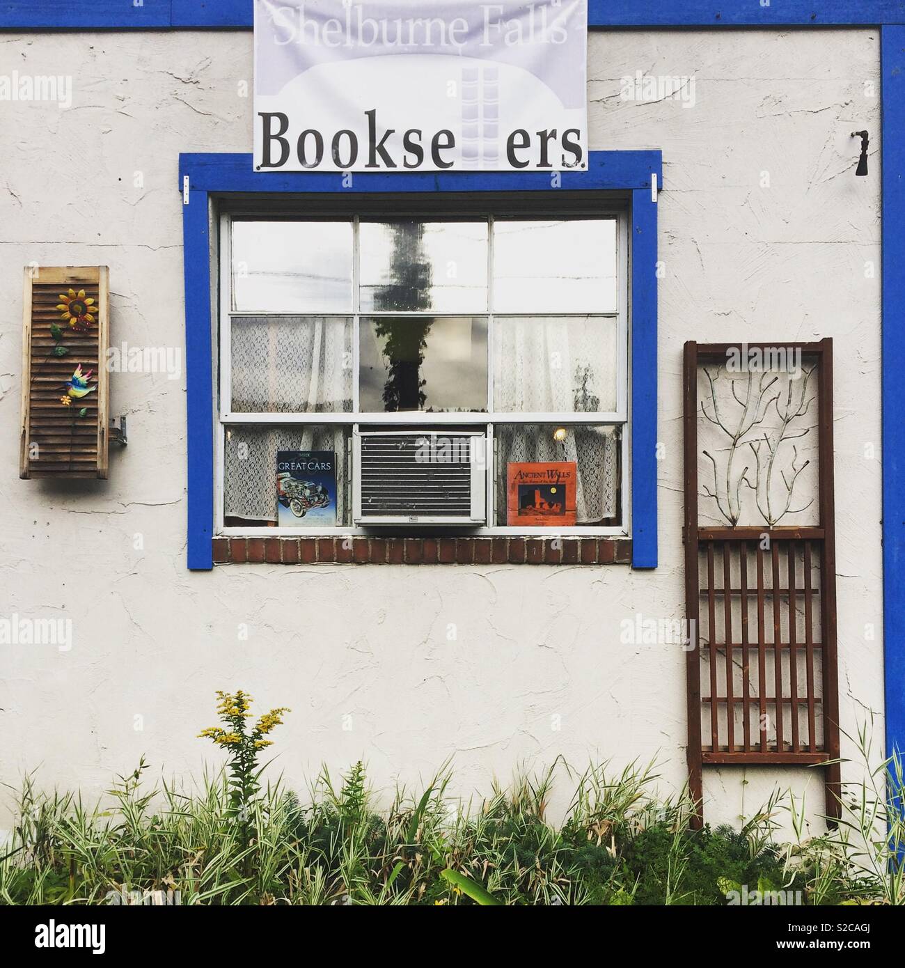 Shelburne Falls Booksellers, Shelburne Falls, Massachusetts, United States - Smartphone Captured Stock Image