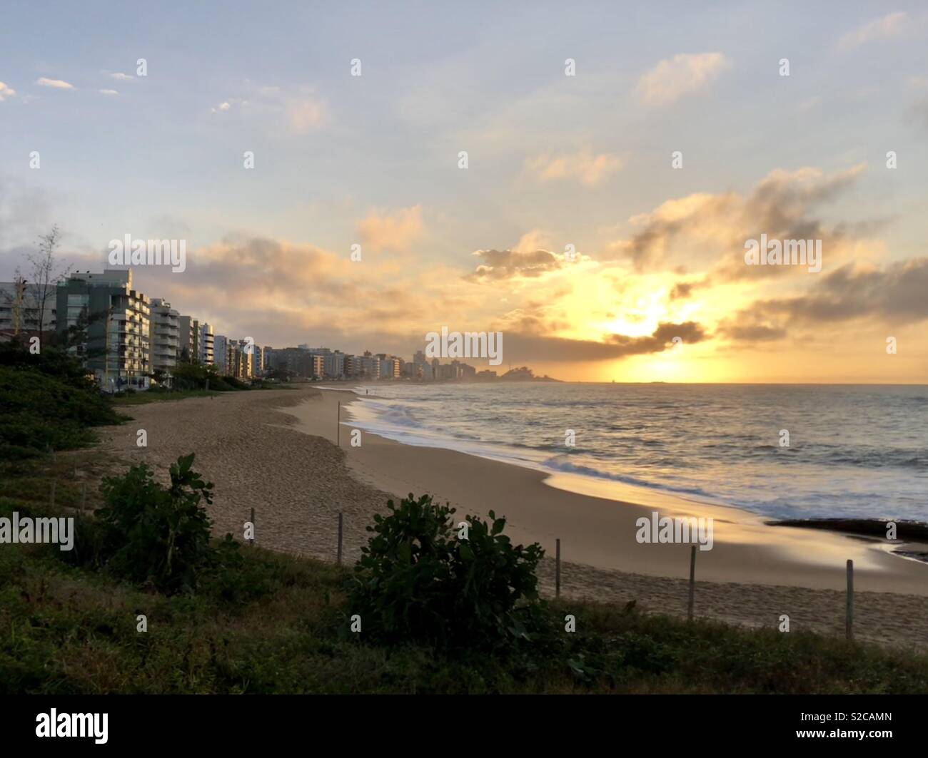 Dawn in Paradise, Macae, RJ, Brazil - Smartphone Captured Stock Image
