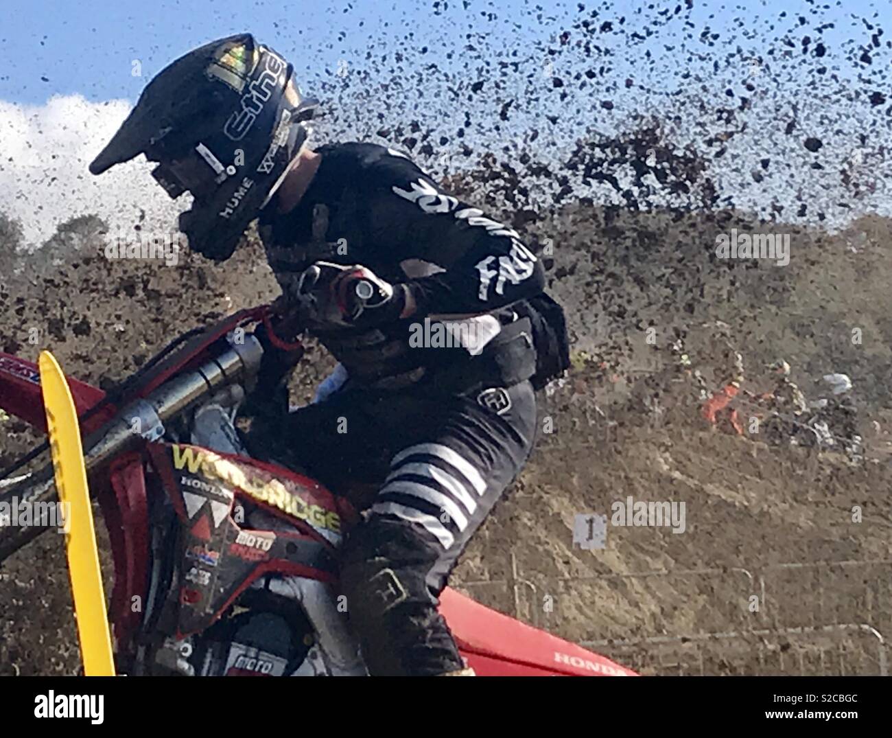 Weston beach race 2018 - Smartphone Captured Stock Image