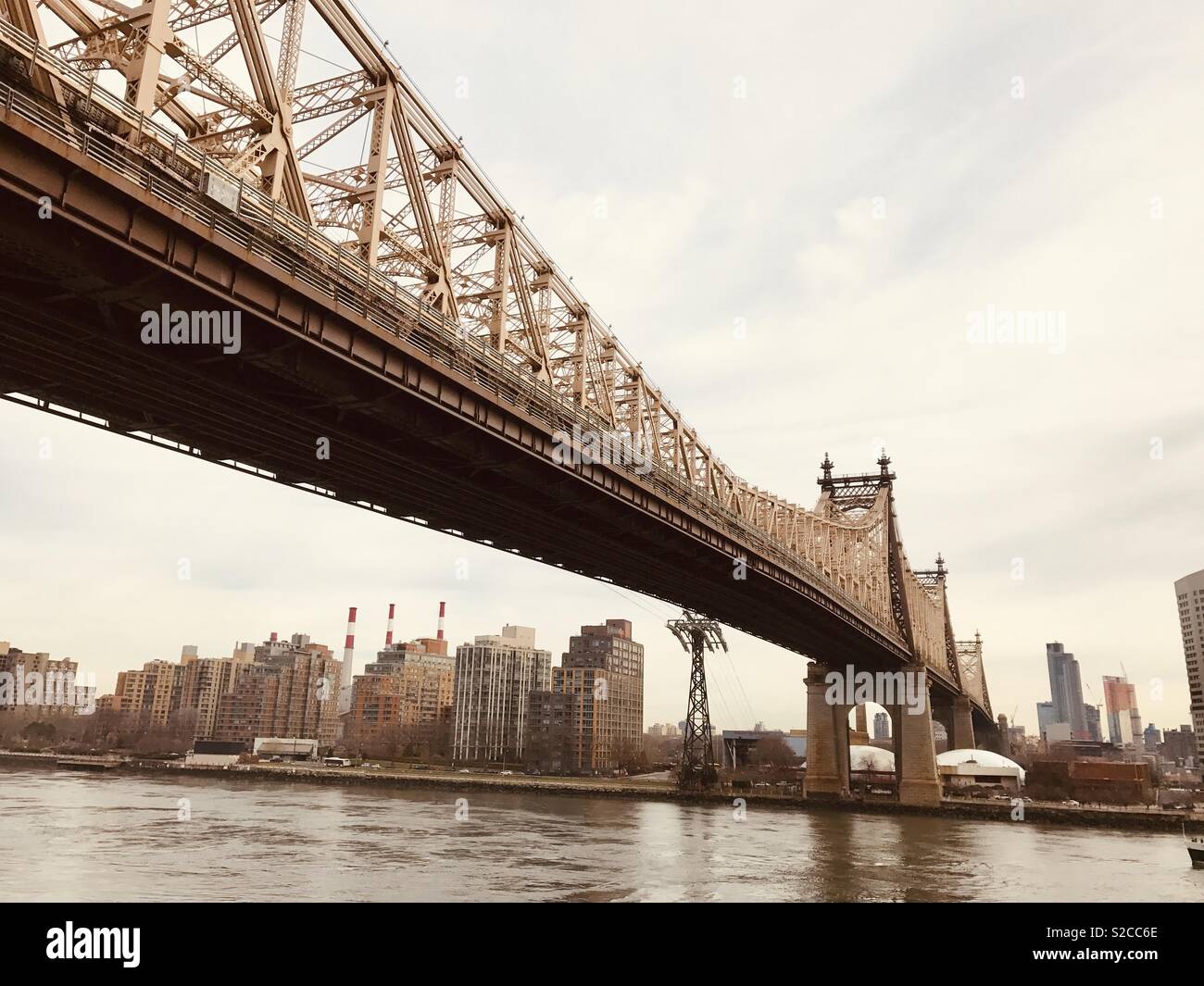 Ed Koch Queensboro bridge in New York Stock Photo