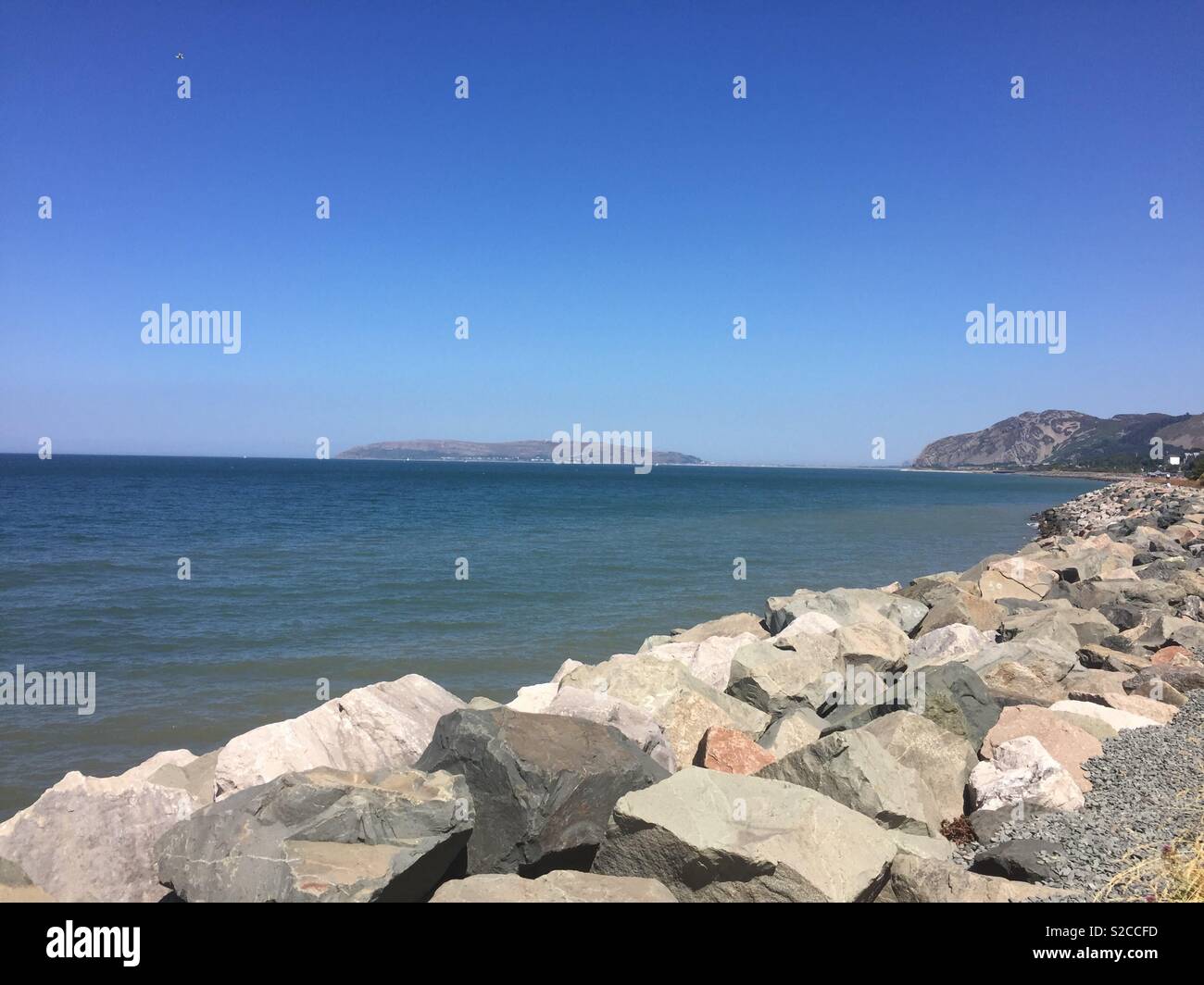 Hot summers day in North Wales 2018 Stock Photo