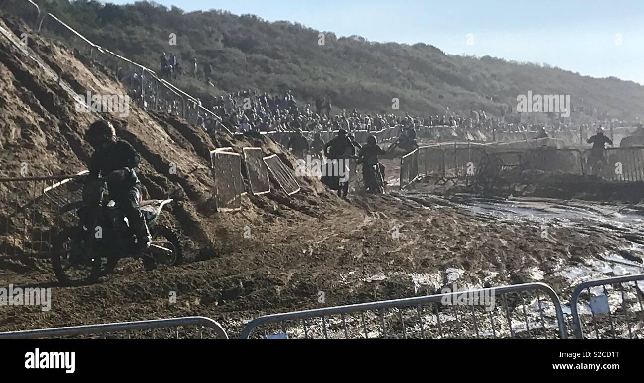 Weston beach race 2018 - Smartphone Captured Stock Image