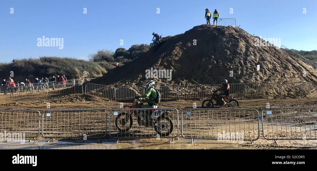 Weston beach race 2018 - Smartphone Captured Stock Image