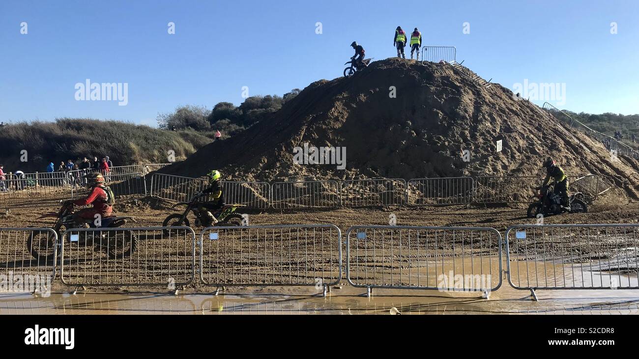Weston beach race 2018 - Smartphone Captured Stock Image