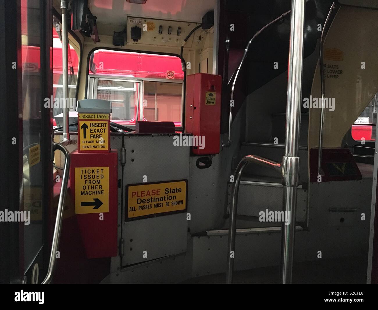 1980s Bus Cab Stock Photo Alamy 1980s-bus-cab-stock-photo-alamy