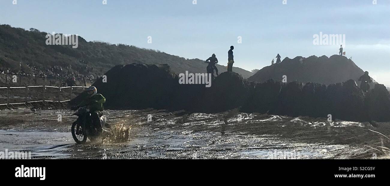 Weston beach race 2018 - Smartphone Captured Stock Image