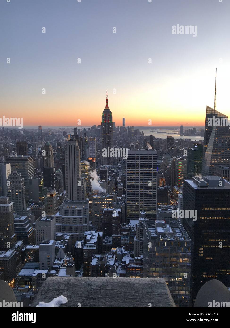 New york sunset hi-res stock photography and images - Alamy
