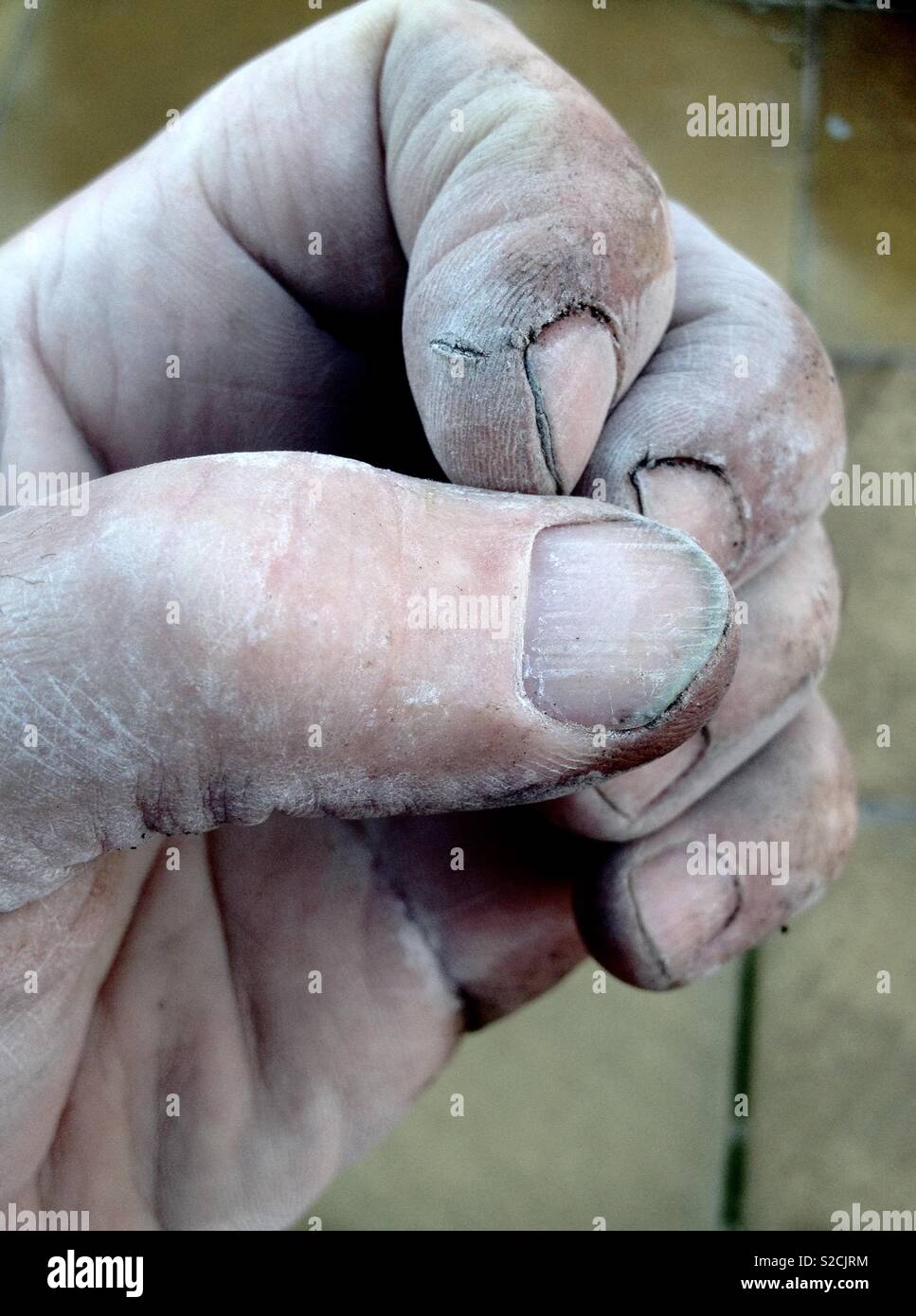 Workman's hands hi-res stock photography and images - Alamy