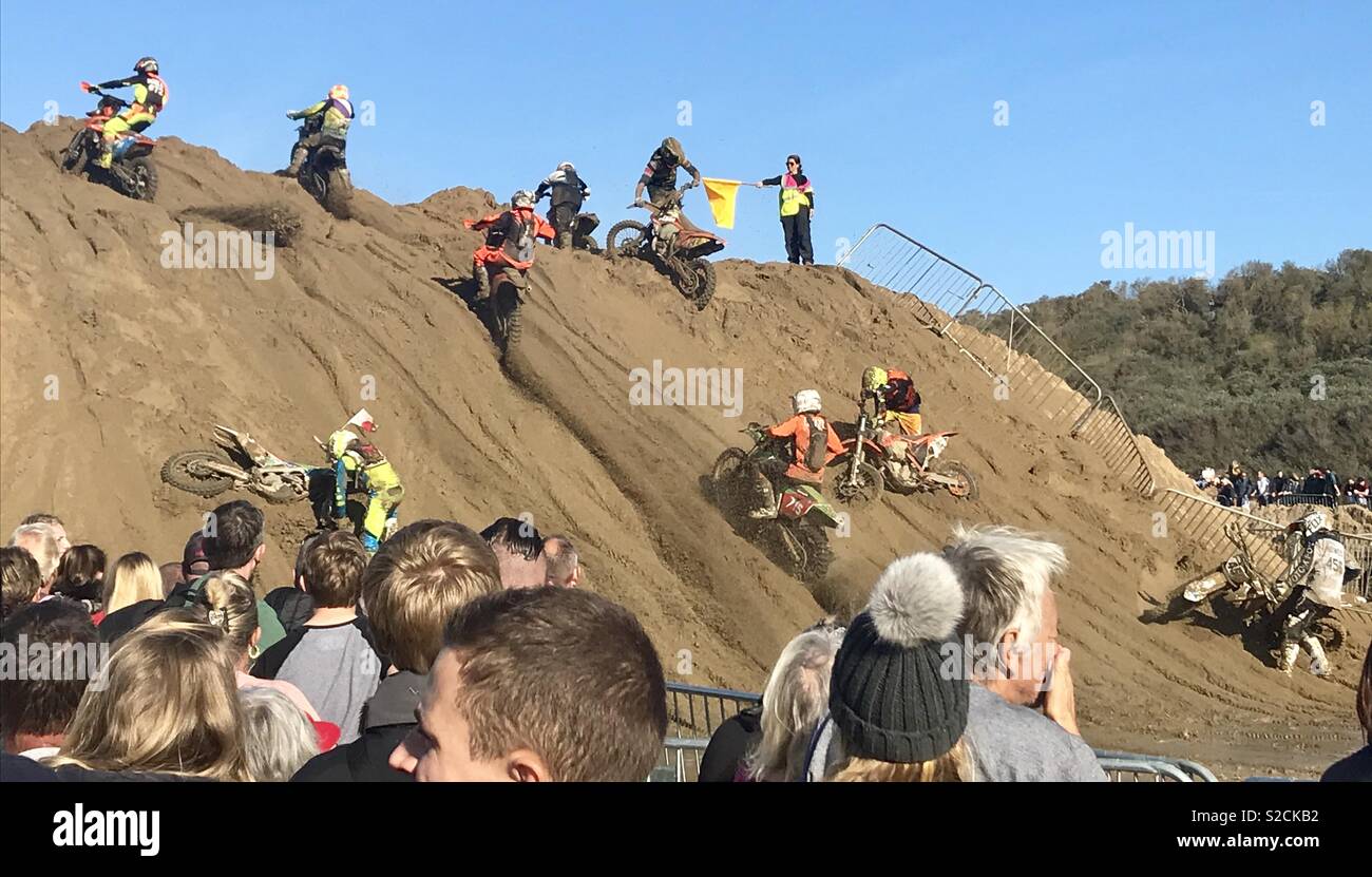 Weston beach race 2018 - Smartphone Captured Stock Image