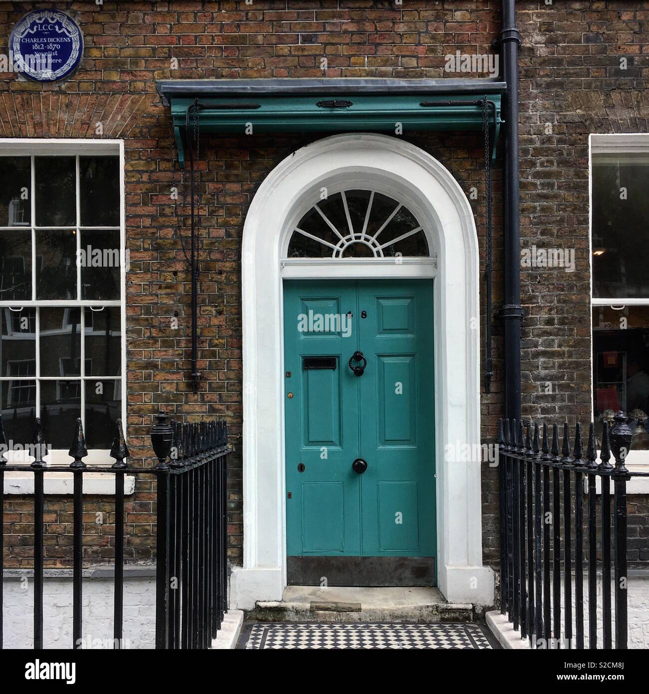 The Charles Dickens Museum on Doughty Street, London Stock Photo
