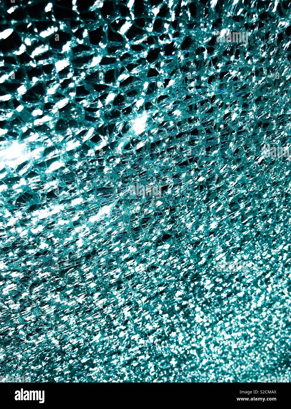 Shattered glass, looks beautiful Stock Photo Alamy