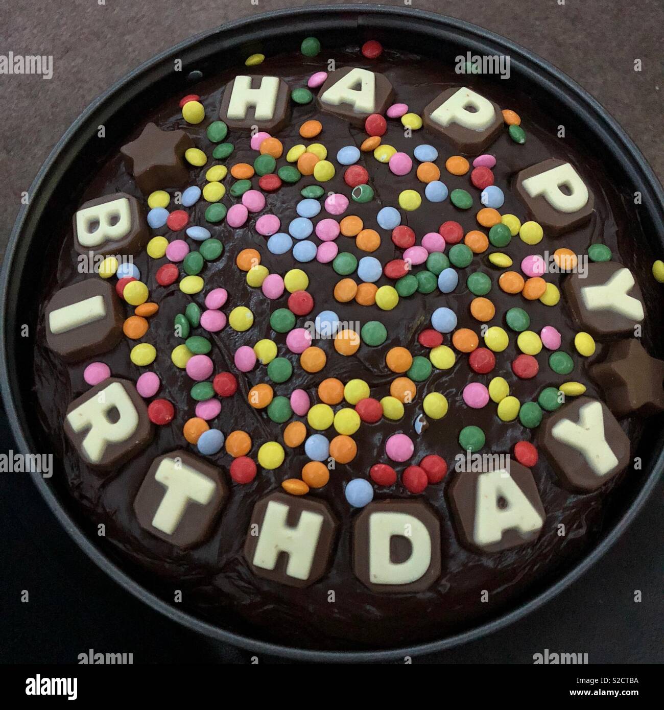 Smarties Cake Stock Photo Alamy Smarties Cake Stock Photo Alamy