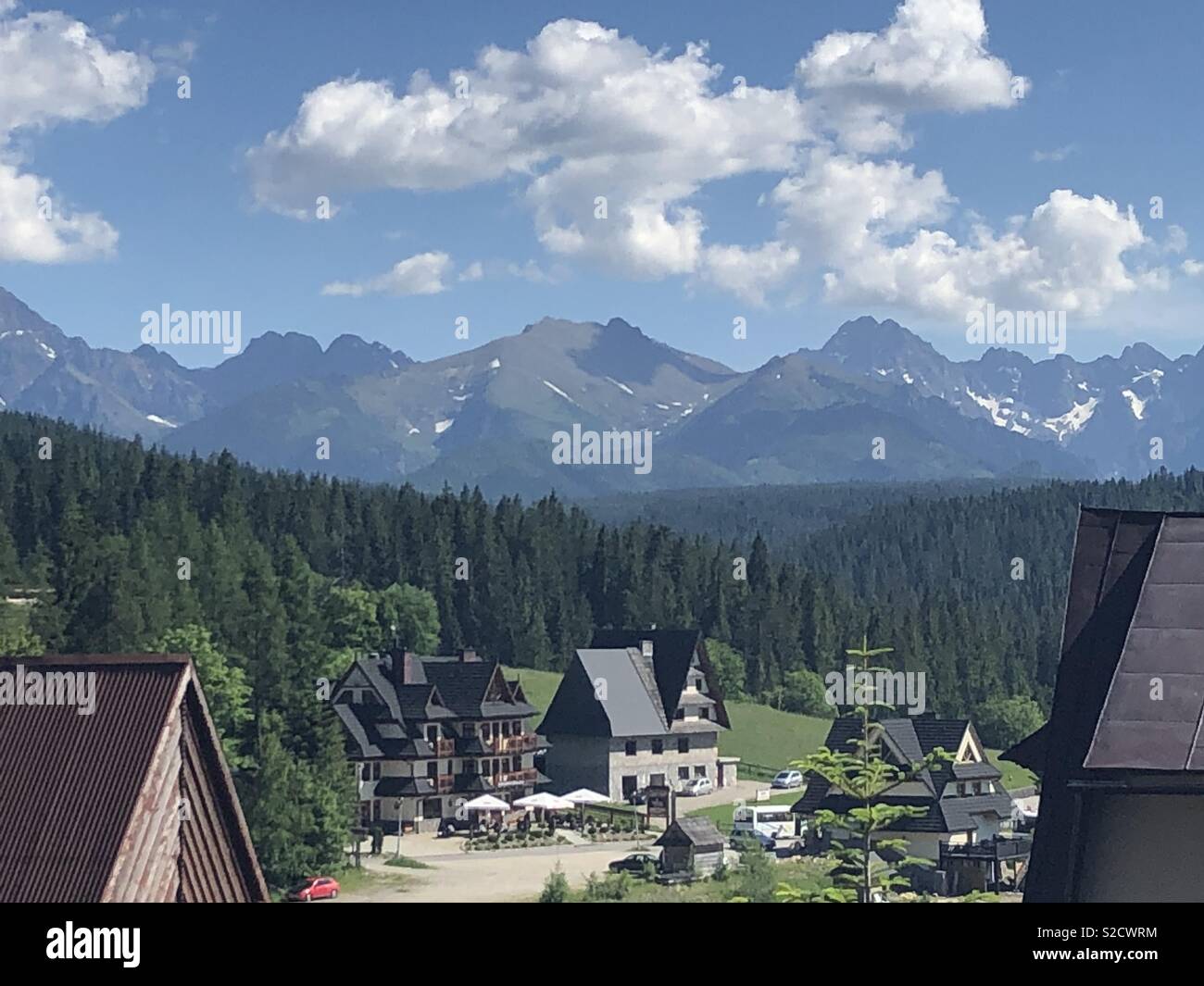 Polish mountain village - Smartphone Captured Stock Image