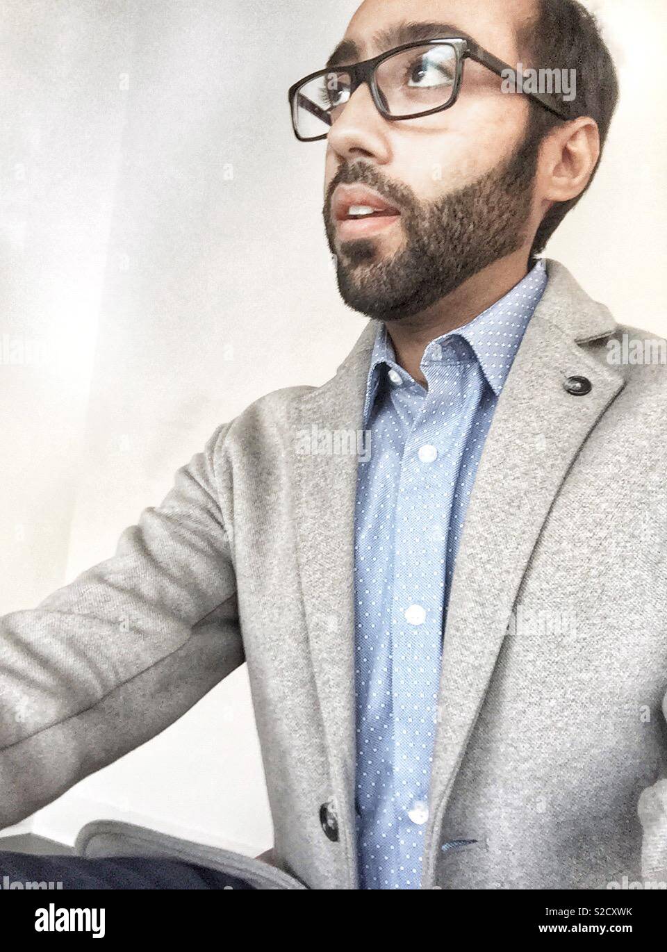 Business casual - Smartphone Captured Stock Image