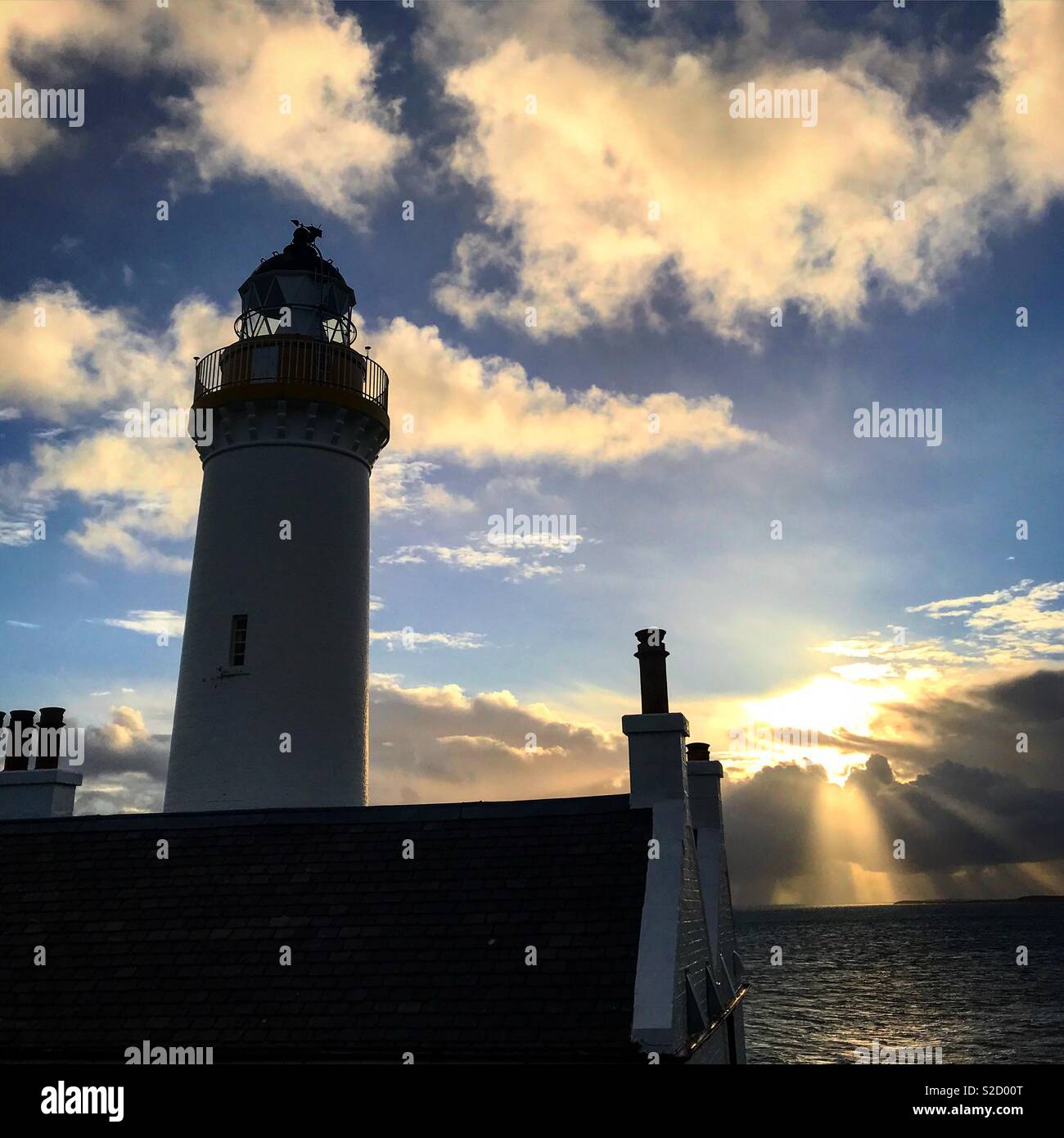 Light up the lighthouse Stock Photo