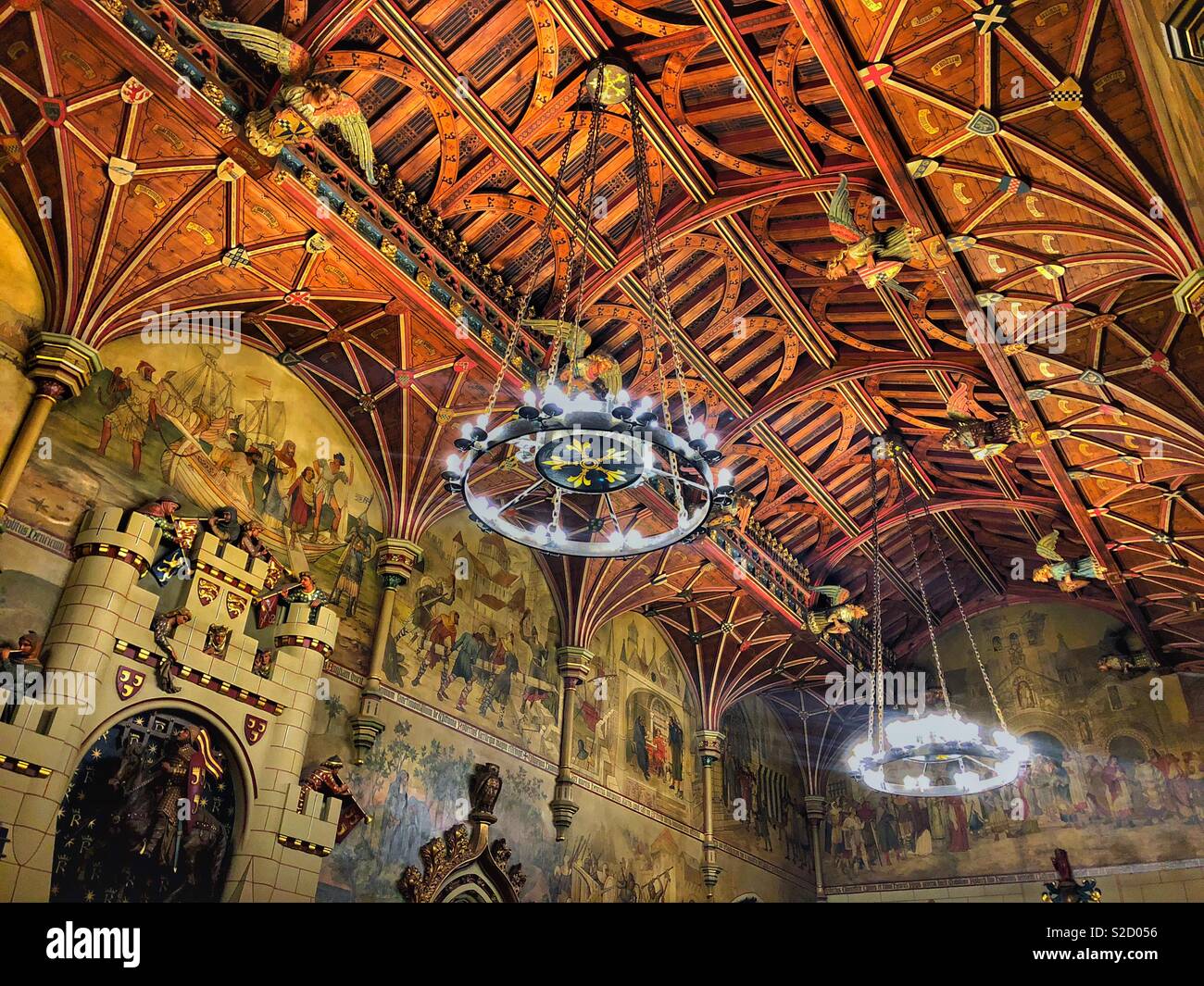 Cardiff castle banqueting hall hi-res stock photography and images - Alamy