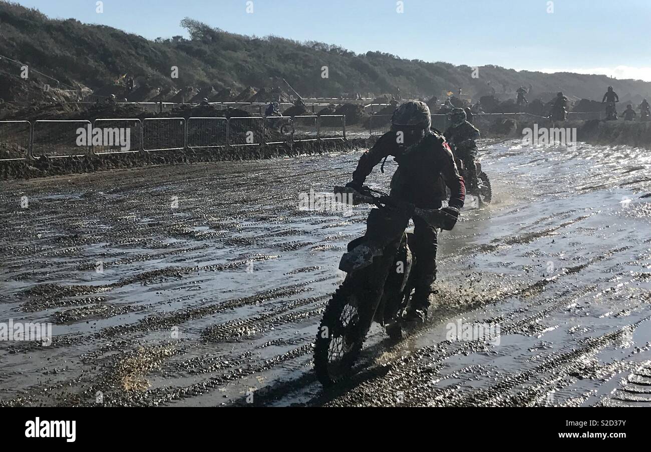 Weston beach race 2018 - Smartphone Captured Stock Image