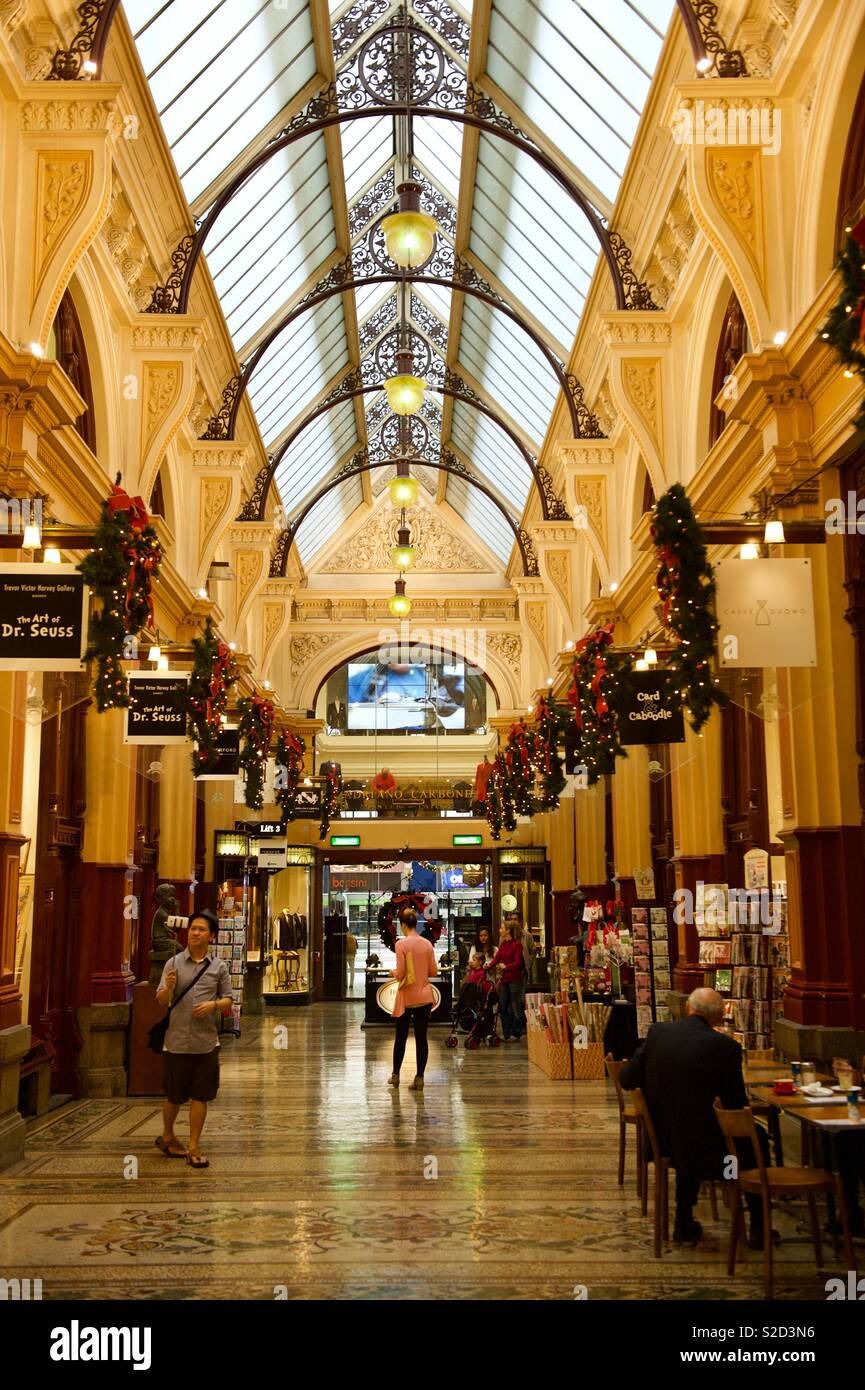 Block Arcade in Melbourne Australia Stock Photo