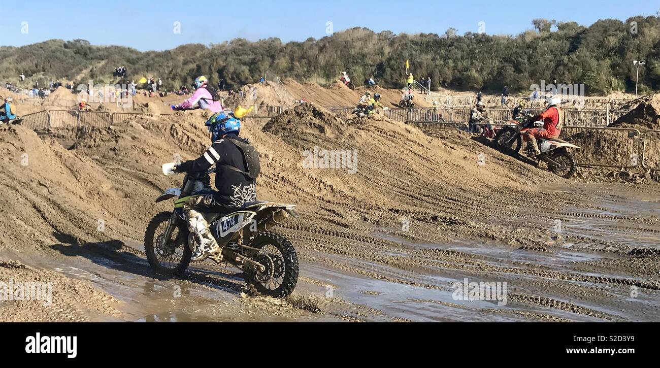 Weston beach race 2018 - Smartphone Captured Stock Image