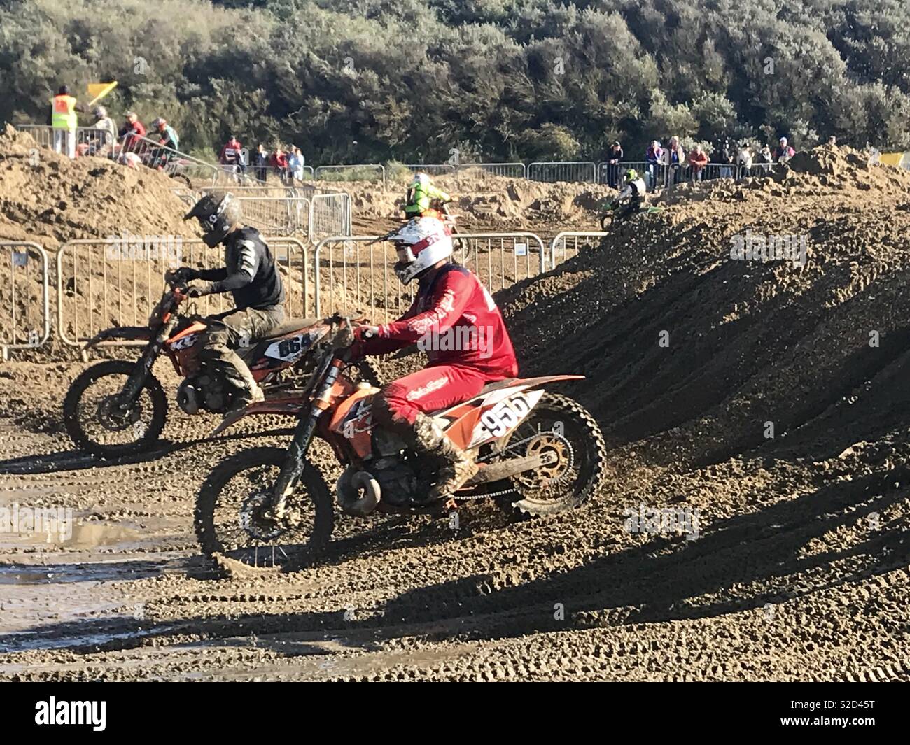 Weston beach race 2018 - Smartphone Captured Stock Image