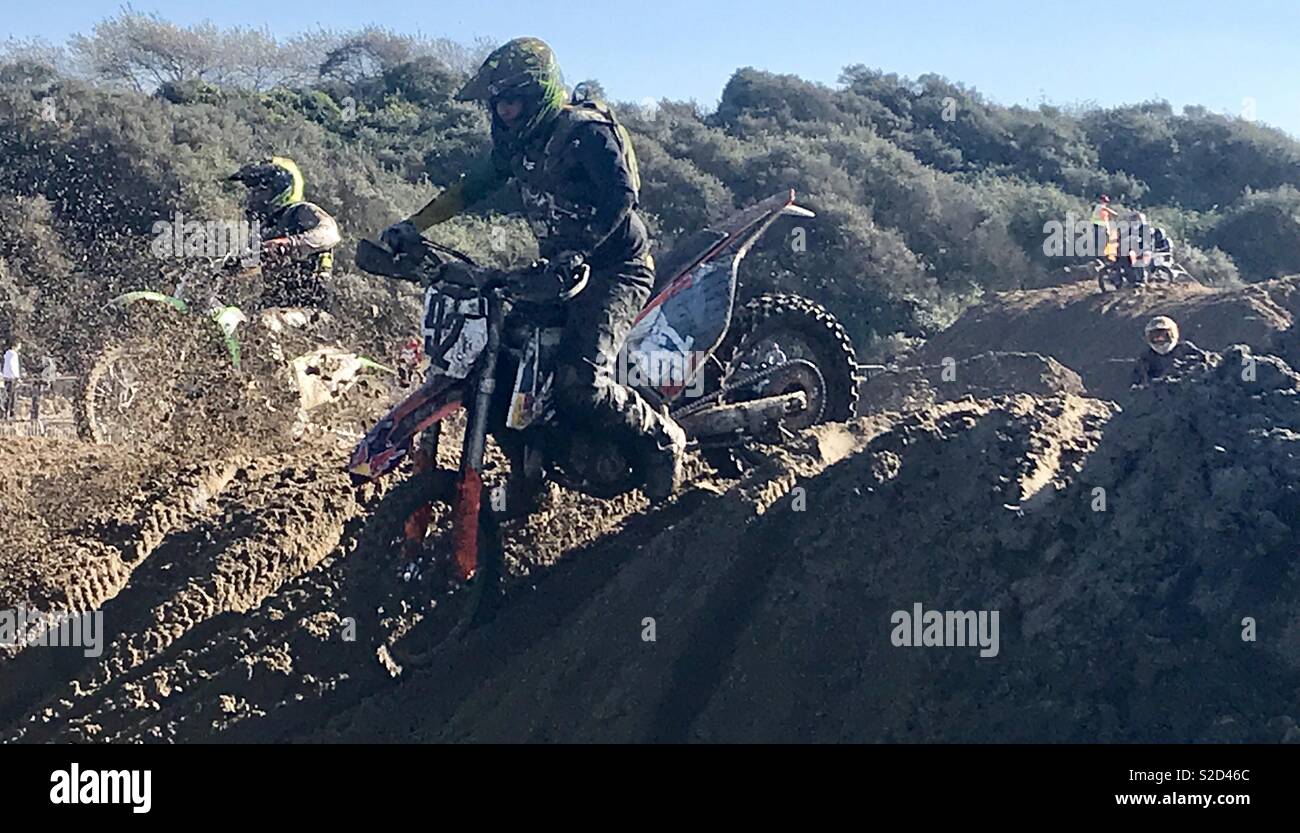 Weston beach race 2018 - Smartphone Captured Stock Image