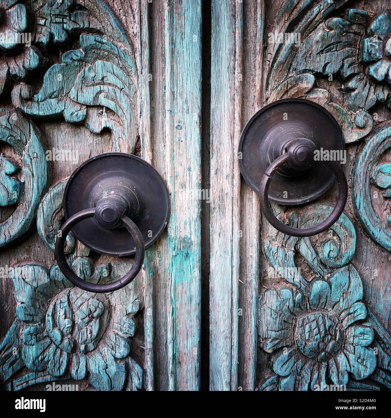Door to nowhere. - Smartphone Captured Stock Image