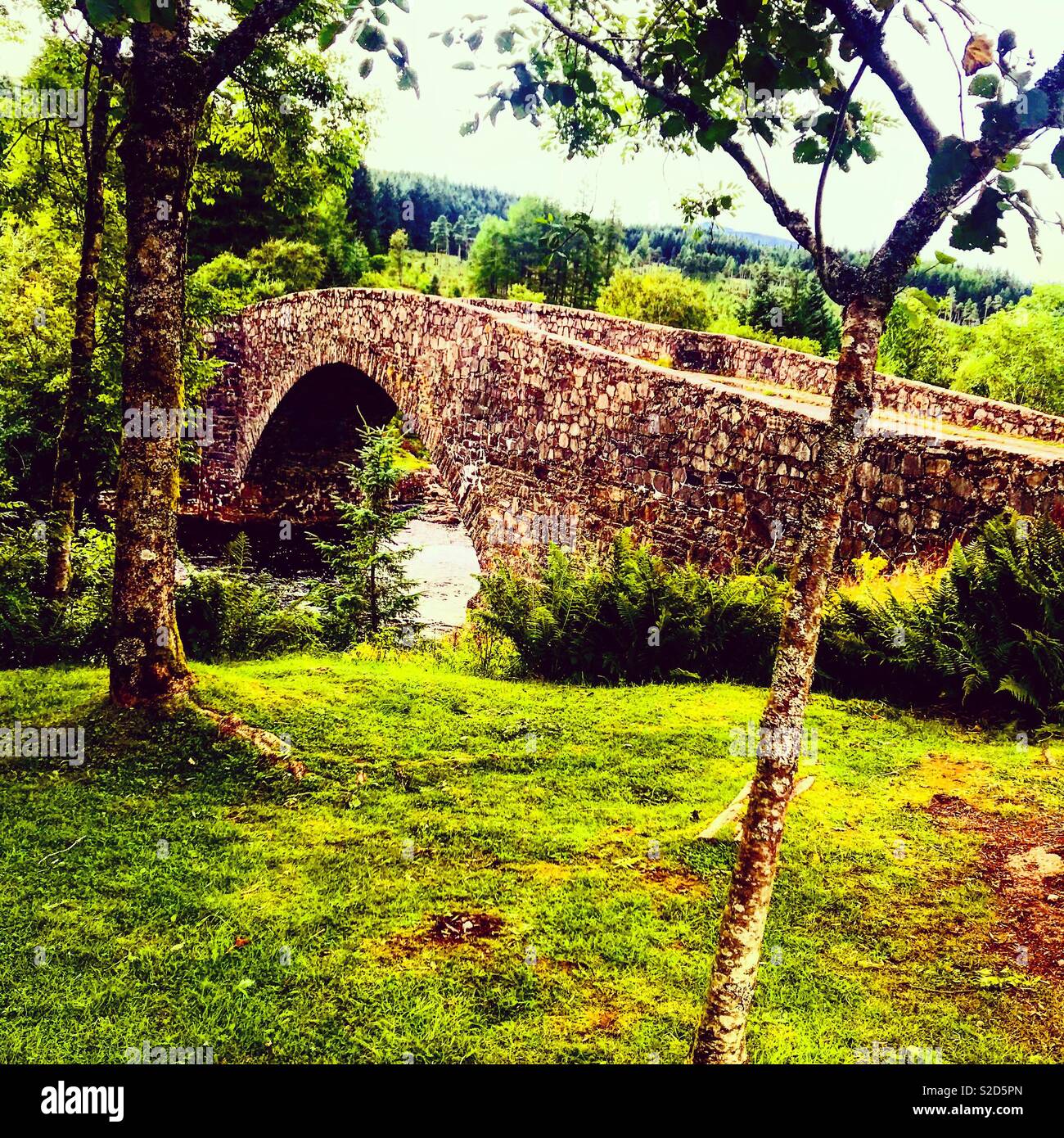 Bridge of Orchy, Glencoe, Scotland Stock Photo Alamy