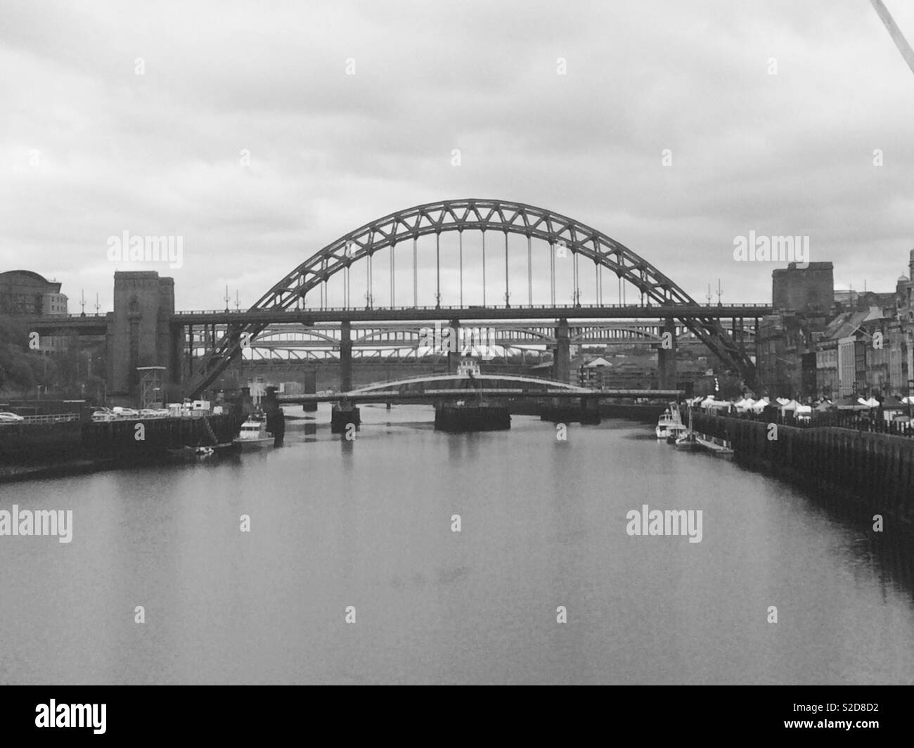 A bridge in Newcastle Stock Photo Alamy