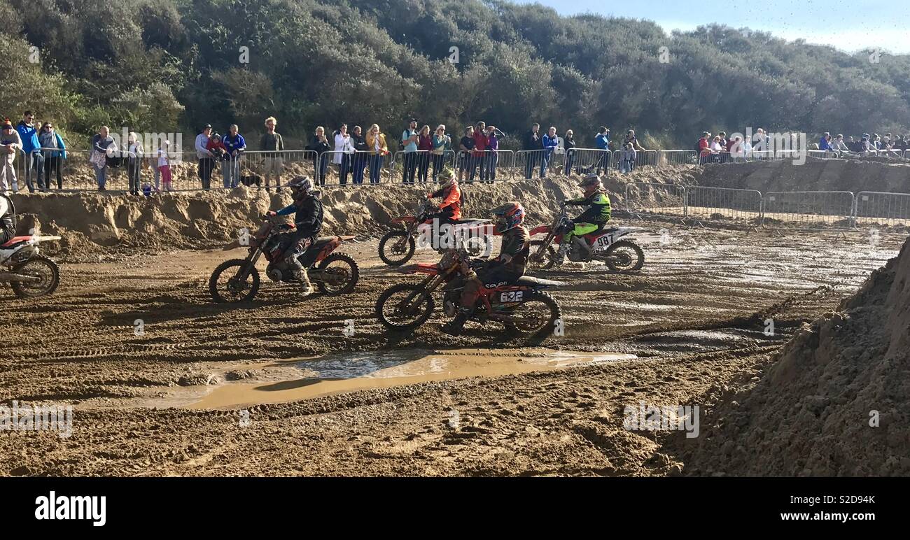 Weston beach race 2018 - Smartphone Captured Stock Image