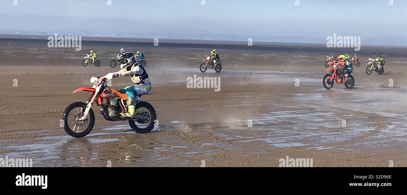 Weston beach race 2018 - Smartphone Captured Stock Image