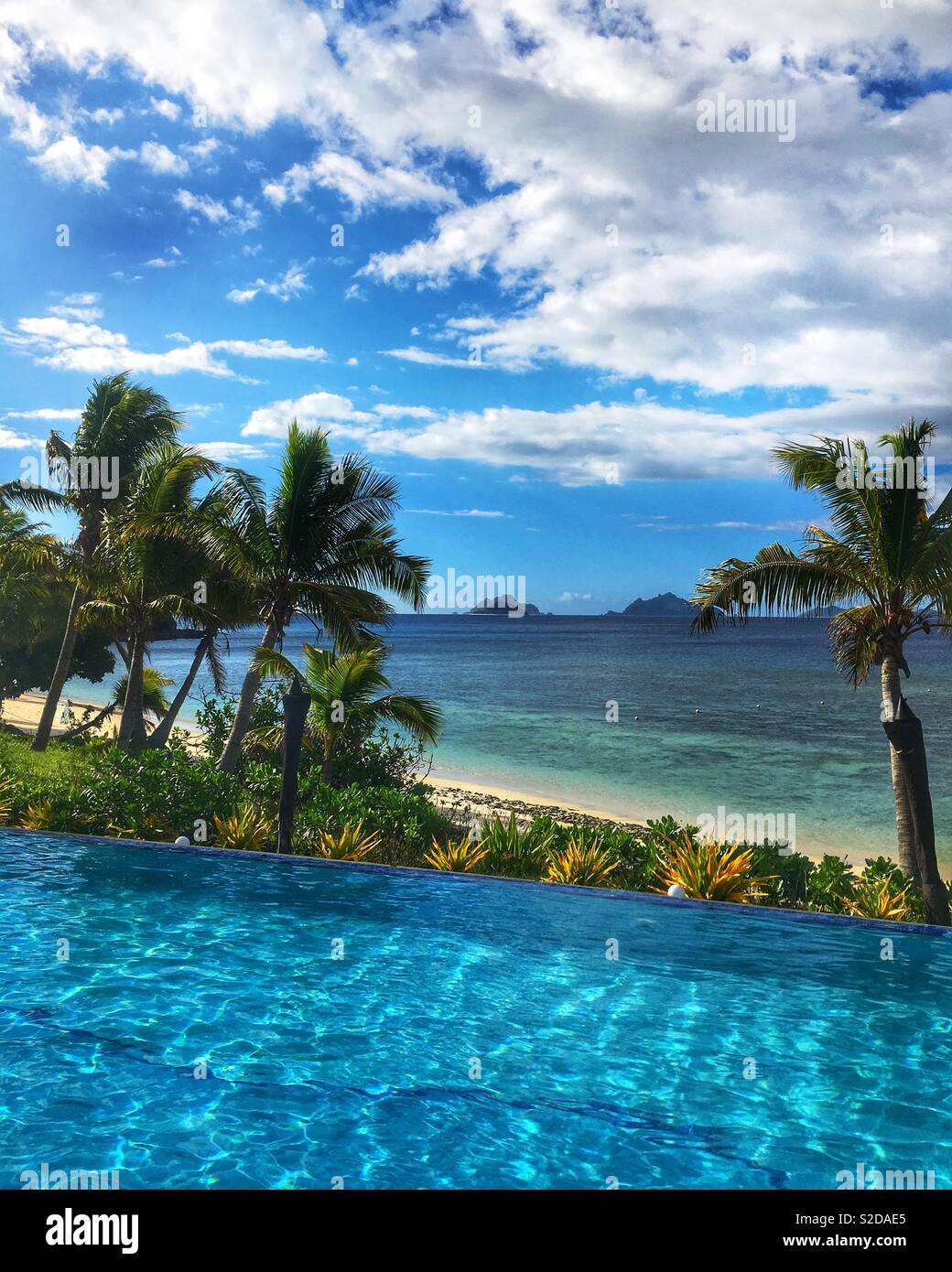 Mana Island Fiji Stock Photo Alamy