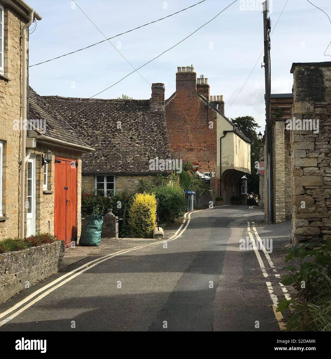 Lane in Woodstock Stock Photo Alamy