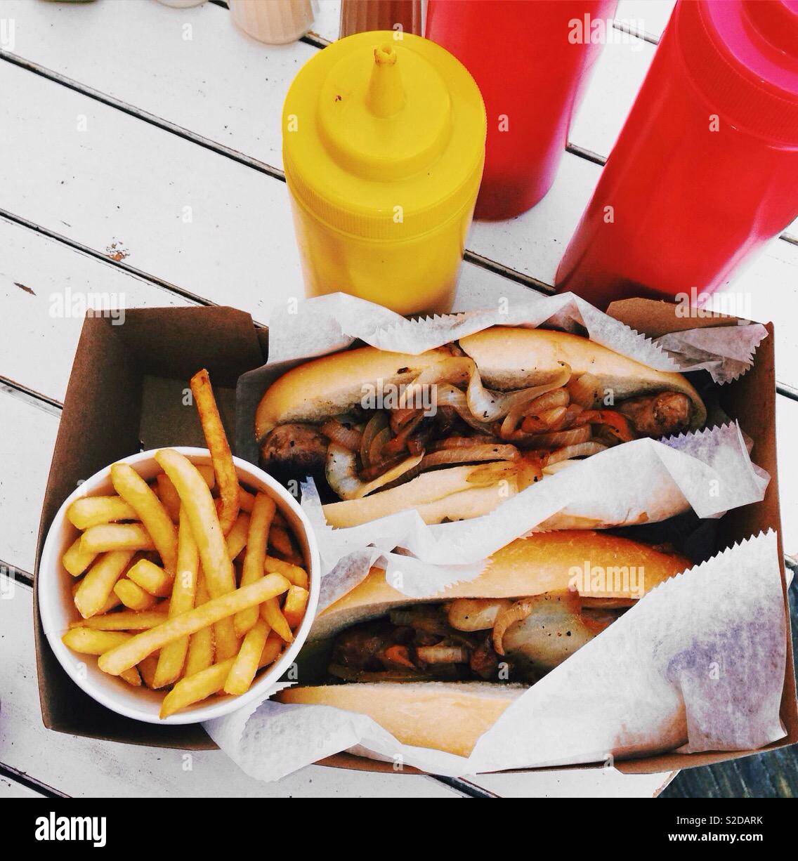 Junk food - Smartphone Captured Stock Image