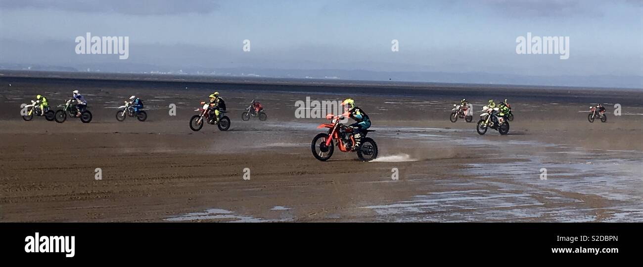 Weston beach race 2018 - Smartphone Captured Stock Image
