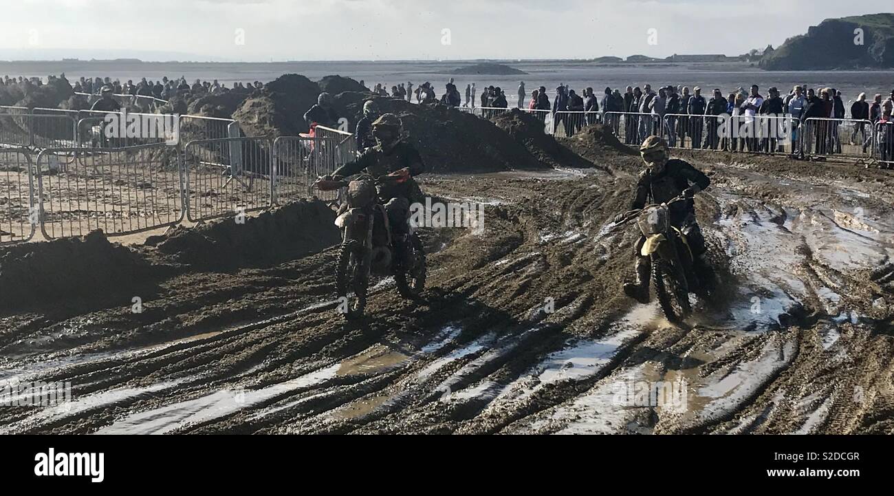 Weston beach race 2018 - Smartphone Captured Stock Image
