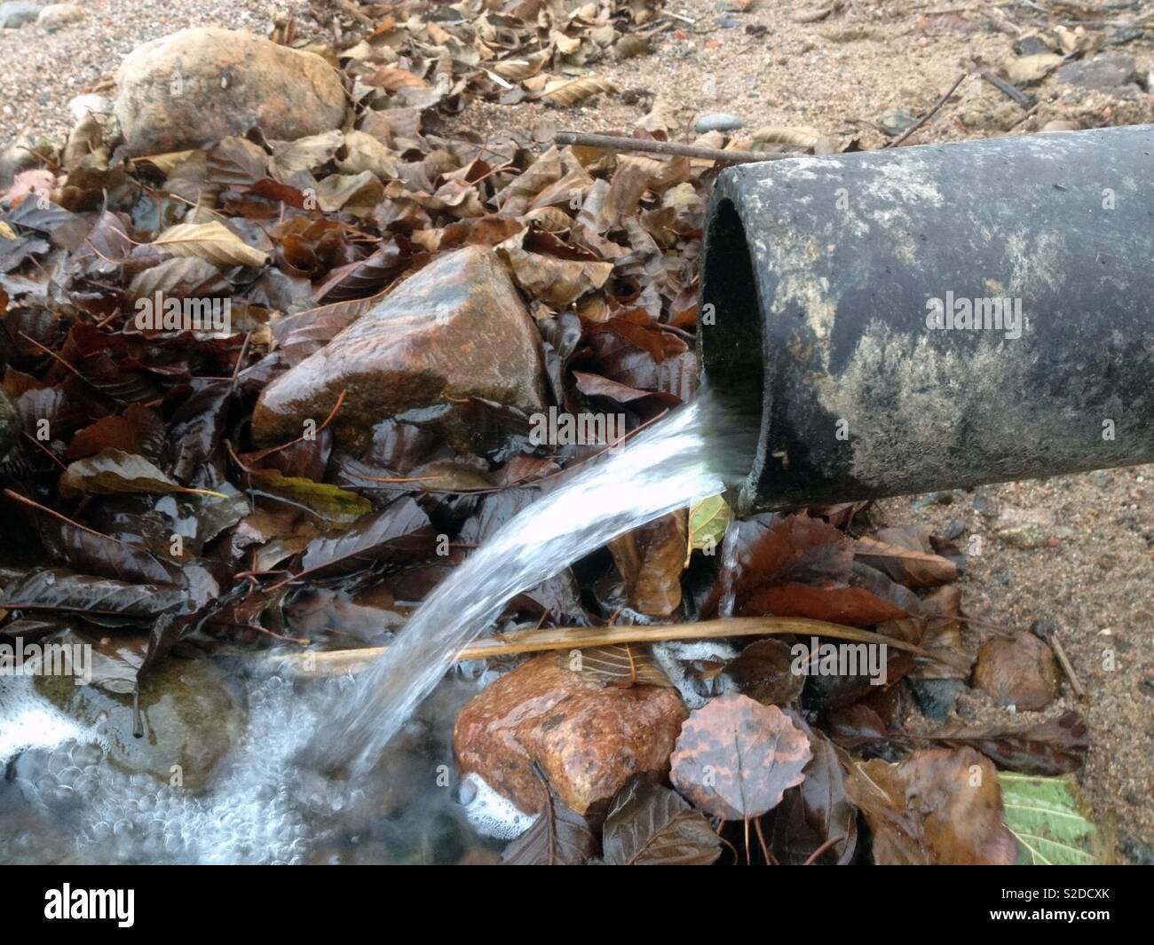 Water pipe - Smartphone Captured Stock Image