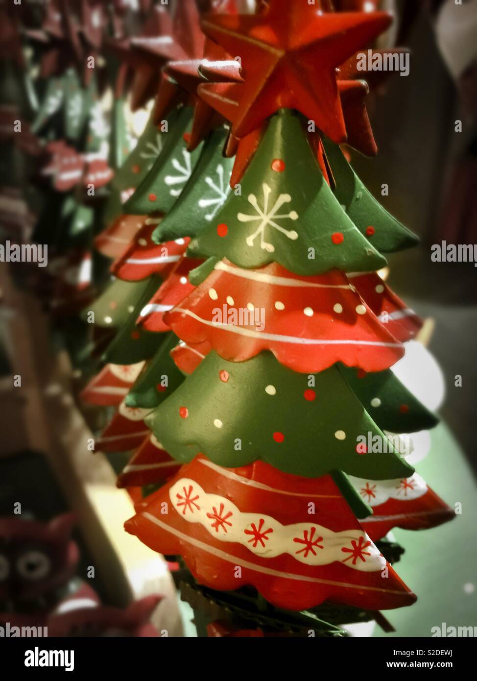 Xmas tree decoration - Smartphone Captured Stock Image