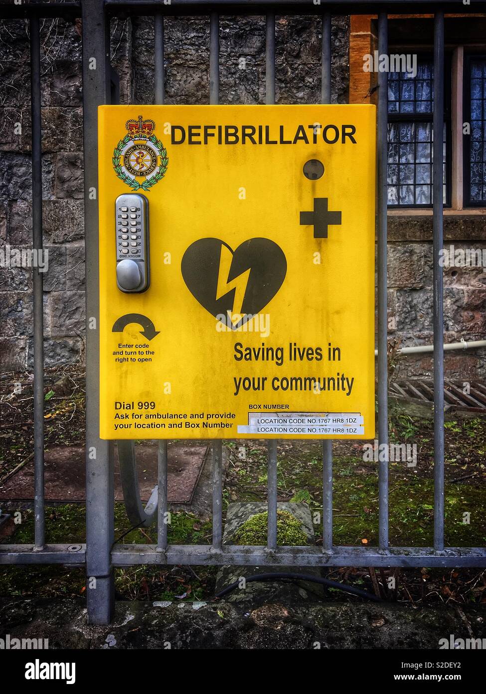 Defibrillator - Smartphone Captured Stock Image