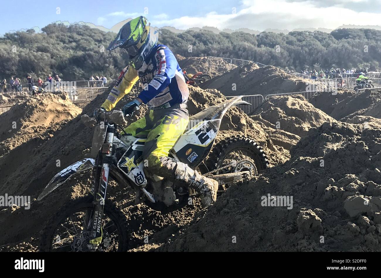 Weston beach race 2018 - Smartphone Captured Stock Image