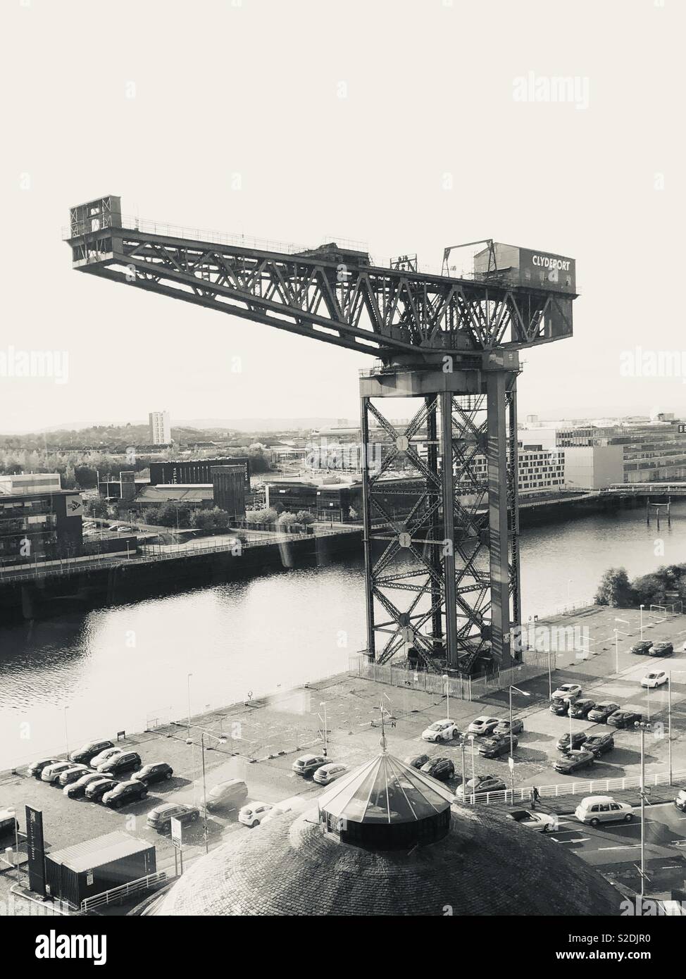 Finnieston Crane. Glasgow. Stock Photo