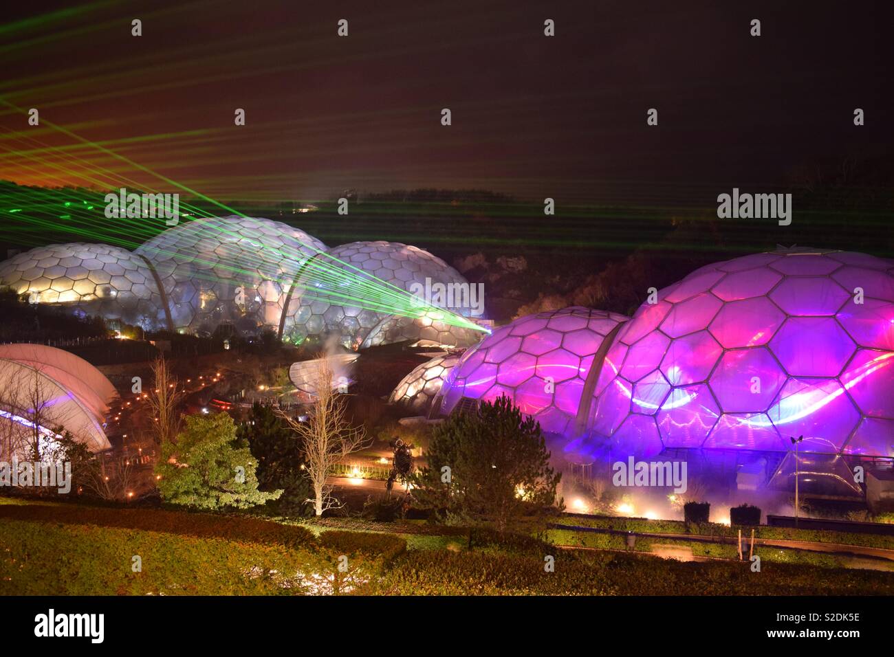 Eden Project Christmas Stock Photo Alamy