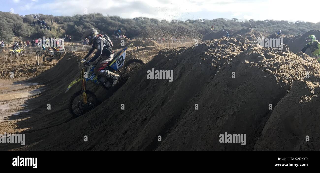 Weston beach race 2018 - Smartphone Captured Stock Image