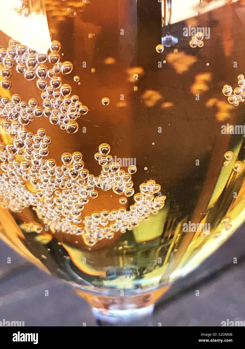 Glass of beer. Close view. - Smartphone Captured Stock Image