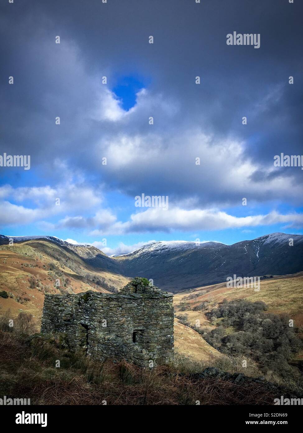 Lake District Landscape cloudy Stock Photo