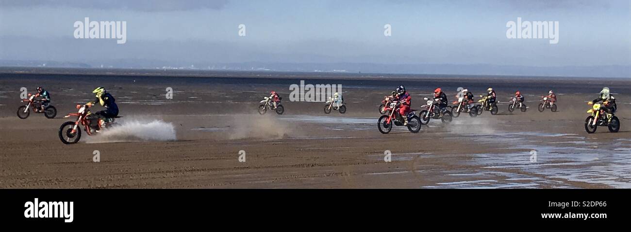 Weston beach race 2018 - Smartphone Captured Stock Image