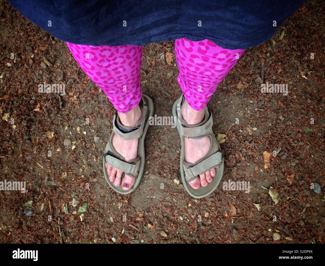 pink hiking sandals